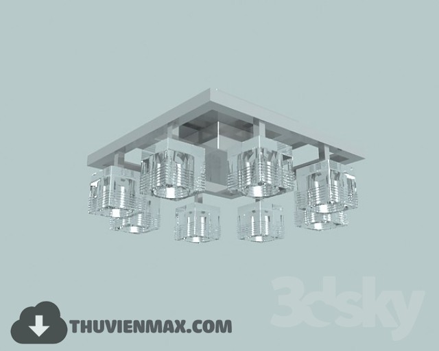 3DSKY MODELS – CEILING LIGHT 3D MODELS – 589 - thumbnail 1