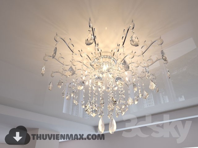 3DSKY MODELS – CEILING LIGHT 3D MODELS – 606 - thumbnail 1