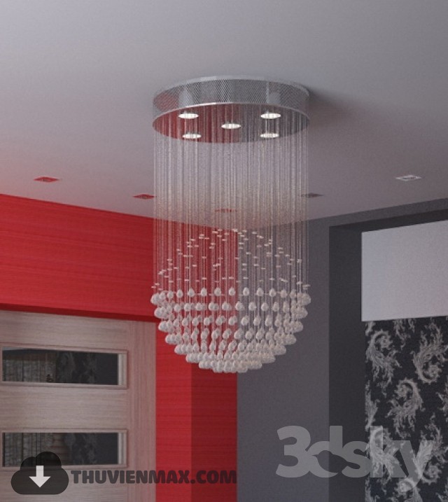 3DSKY MODELS – CEILING LIGHT 3D MODELS – 609 - thumbnail 1