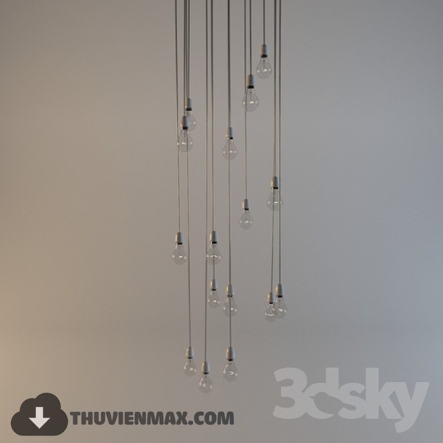 3DSKY MODELS – CEILING LIGHT 3D MODELS – 610 - thumbnail 1