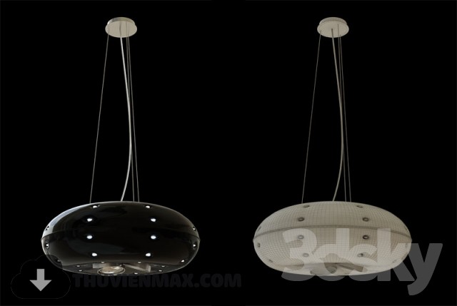 3DSKY MODELS – CEILING LIGHT 3D MODELS – 614 - thumbnail 1