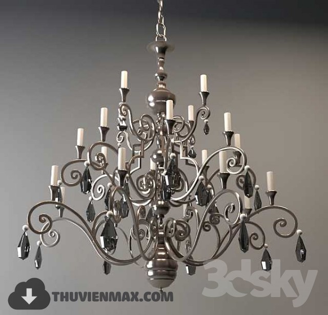 3DSKY MODELS – CEILING LIGHT 3D MODELS – 625 - thumbnail 1