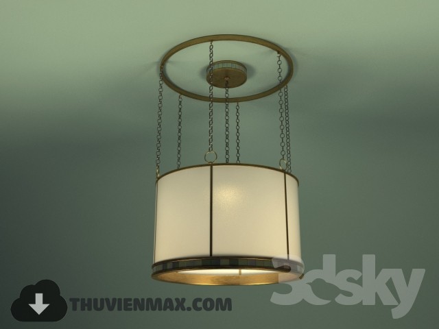 3DSKY MODELS – CEILING LIGHT 3D MODELS – 630 - thumbnail 1