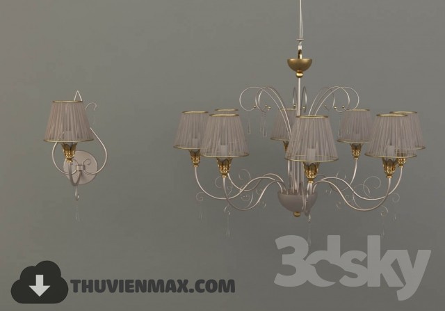 3DSKY MODELS – CEILING LIGHT 3D MODELS – 637 - thumbnail 1