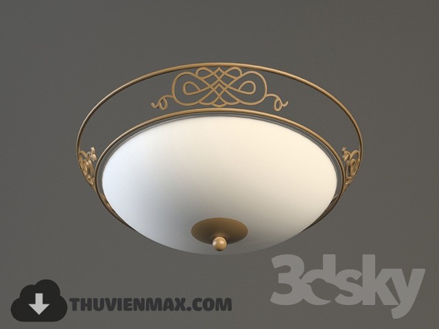 3DSKY MODELS – CEILING LIGHT 3D MODELS – 642 - thumbnail 1