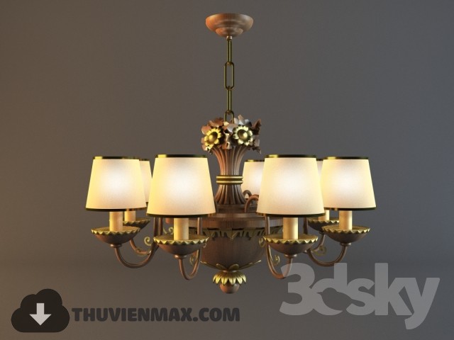 3DSKY MODELS – CEILING LIGHT 3D MODELS – 643 - thumbnail 1