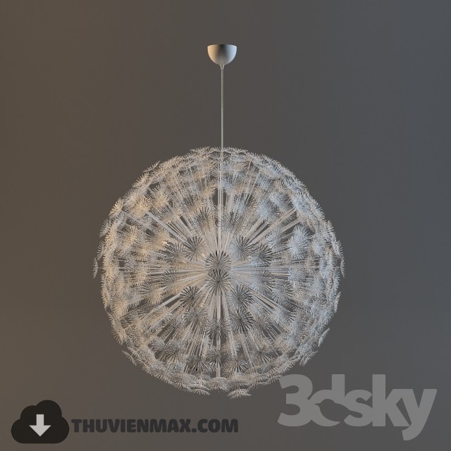 3DSKY MODELS – CEILING LIGHT 3D MODELS – 644 - thumbnail 1