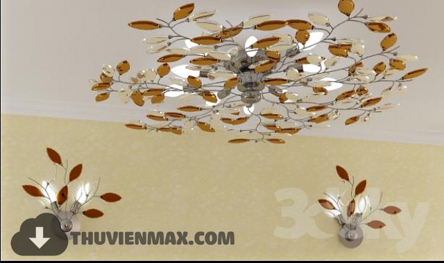 3DSKY MODELS – CEILING LIGHT 3D MODELS – 658 - thumbnail 1