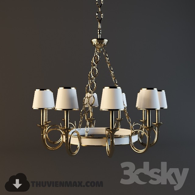 3DSKY MODELS – CEILING LIGHT 3D MODELS – 664 - thumbnail 1