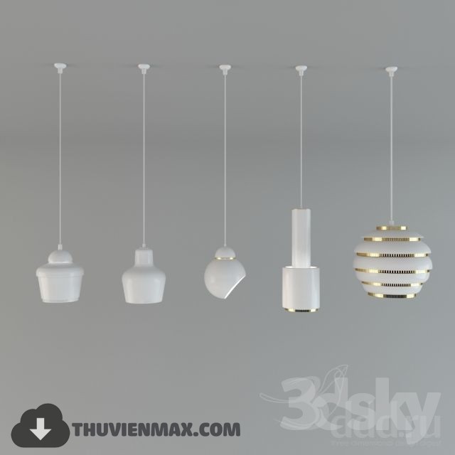 3DSKY MODELS – CEILING LIGHT 3D MODELS – 674 - thumbnail 1