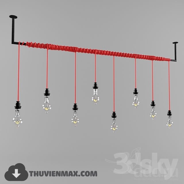 3DSKY MODELS – CEILING LIGHT 3D MODELS – 682 - thumbnail 1