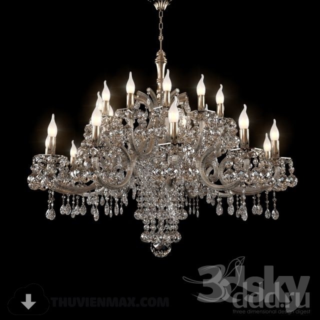 3DSKY MODELS – CEILING LIGHT 3D MODELS – 683 - thumbnail 1