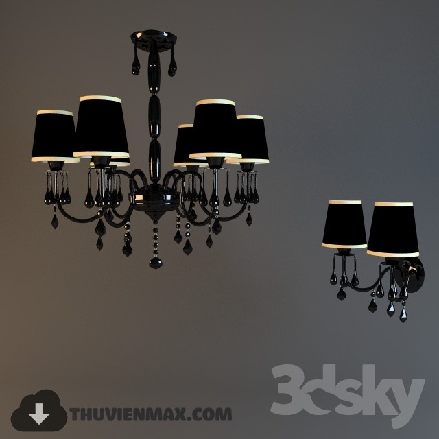 3DSKY MODELS – CEILING LIGHT 3D MODELS – 688 - thumbnail 1