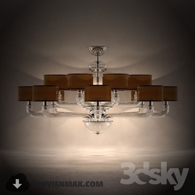 3DSKY MODELS – CEILING LIGHT 3D MODELS – 689 - thumbnail 1