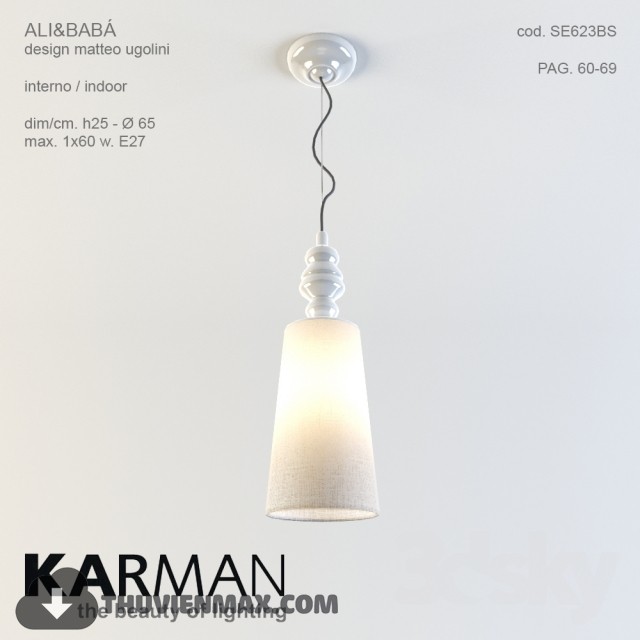 3DSKY MODELS – CEILING LIGHT 3D MODELS – 694 - thumbnail 1