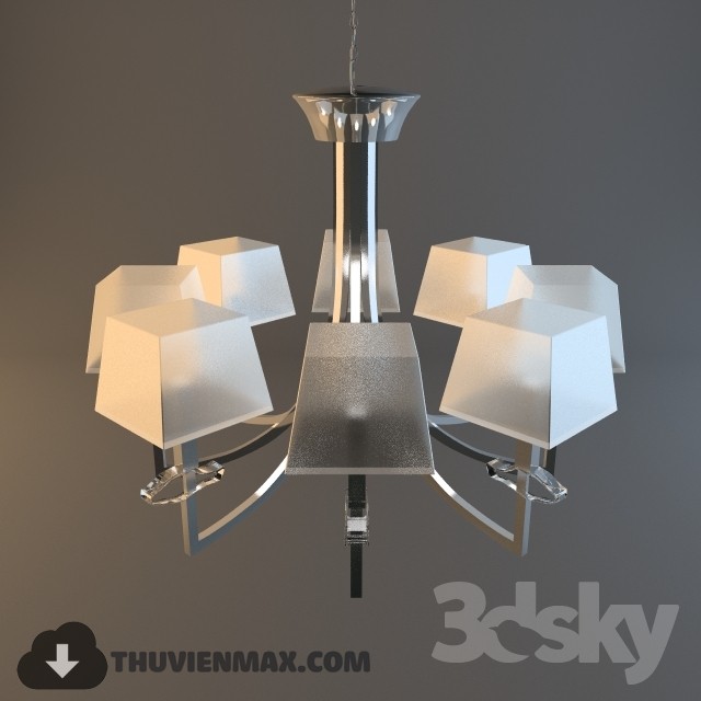 3DSKY MODELS – CEILING LIGHT 3D MODELS – 708 - thumbnail 1