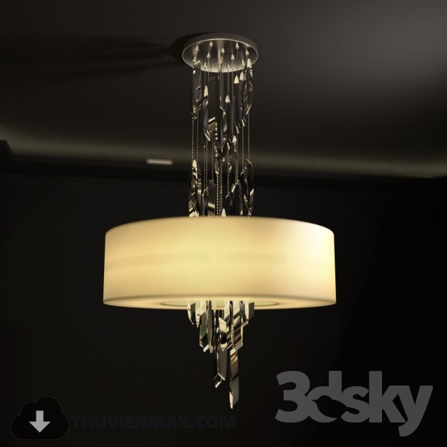 3DSKY MODELS – CEILING LIGHT 3D MODELS – 711 - thumbnail 1