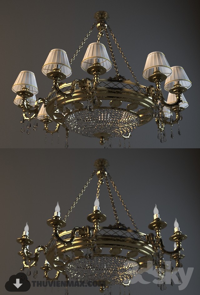 3DSKY MODELS – CEILING LIGHT 3D MODELS – 715 - thumbnail 1