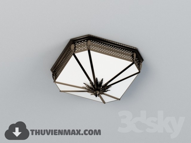 3DSKY MODELS – CEILING LIGHT 3D MODELS – 723 - thumbnail 1