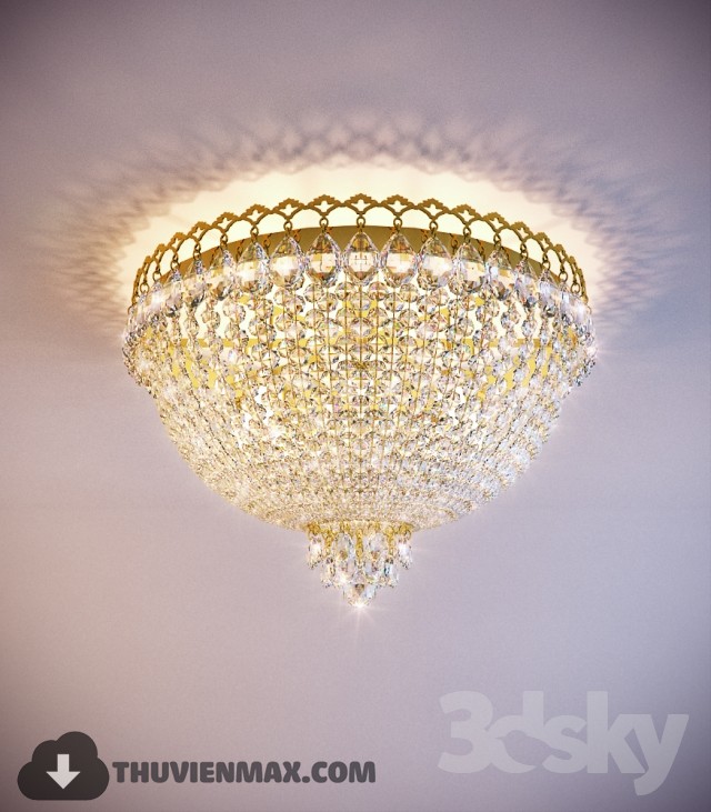 3DSKY MODELS – CEILING LIGHT 3D MODELS – 729 - thumbnail 1