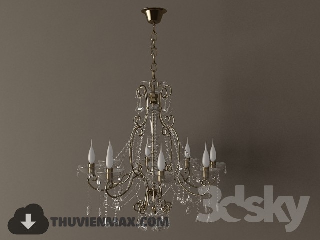 3DSKY MODELS – CEILING LIGHT 3D MODELS – 731 - thumbnail 1