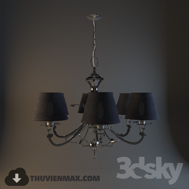 3DSKY MODELS – CEILING LIGHT 3D MODELS – 732 - thumbnail 1