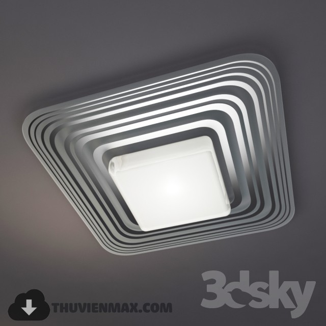 3DSKY MODELS – CEILING LIGHT 3D MODELS – 735 - thumbnail 1