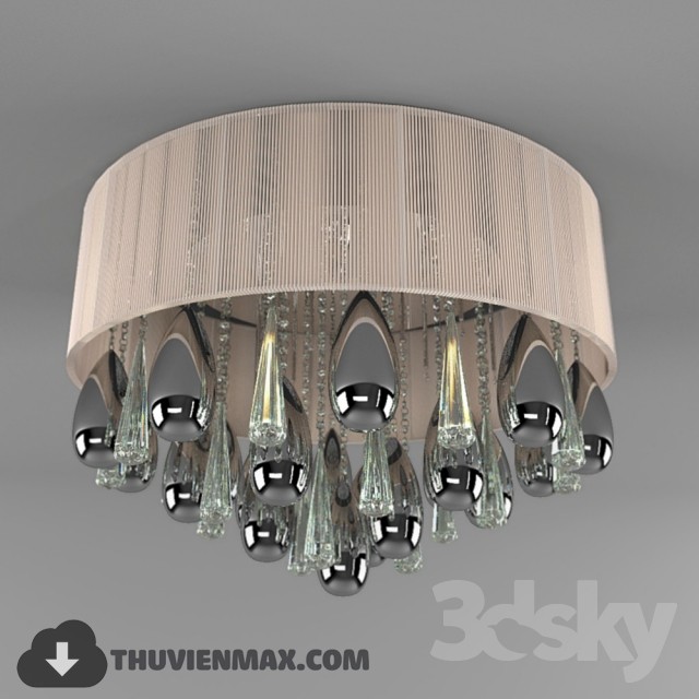 3DSKY MODELS – CEILING LIGHT 3D MODELS – 736 - thumbnail 1