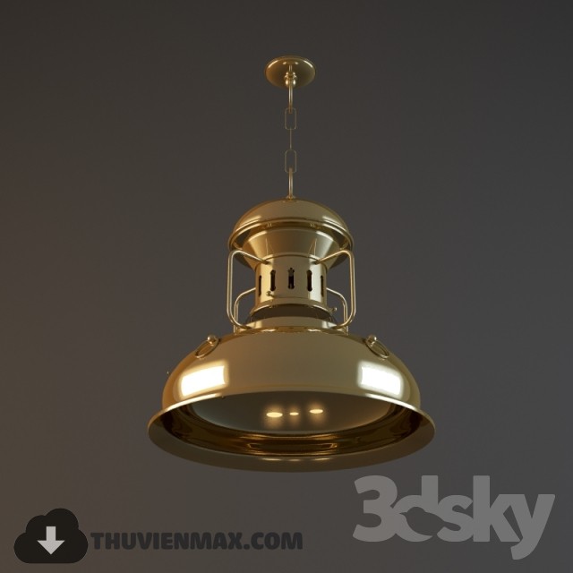 3DSKY MODELS – CEILING LIGHT 3D MODELS – 743 - thumbnail 1