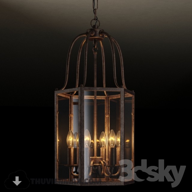 3DSKY MODELS – CEILING LIGHT 3D MODELS – 752 - thumbnail 1