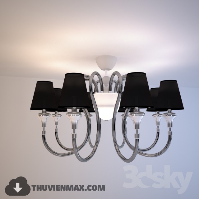 3DSKY MODELS – CEILING LIGHT 3D MODELS – 759 - thumbnail 1