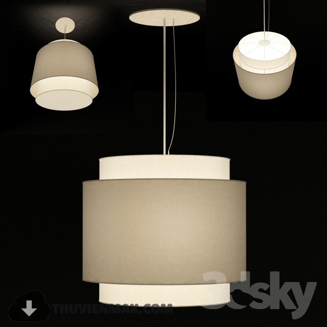 3DSKY MODELS – CEILING LIGHT 3D MODELS – 764 - thumbnail 1