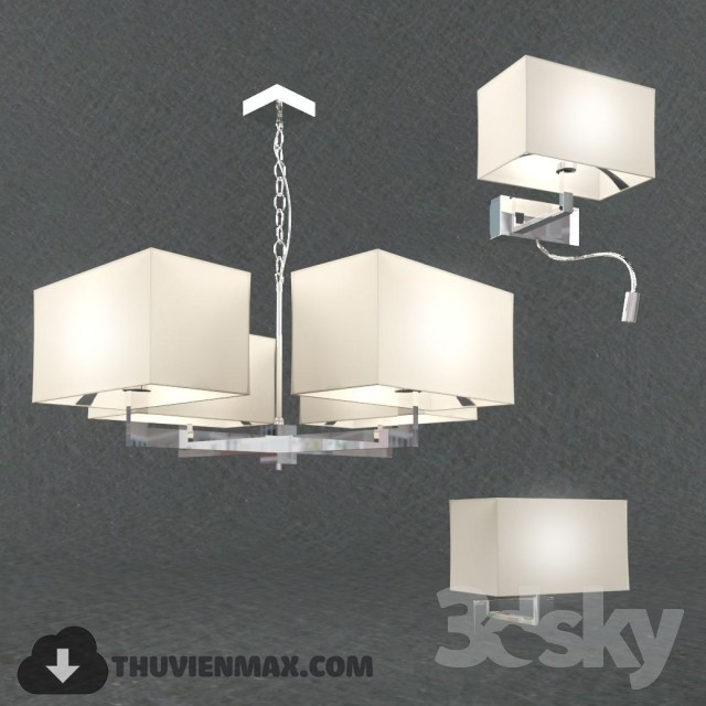 3DSKY MODELS – CEILING LIGHT 3D MODELS – 775 - thumbnail 1