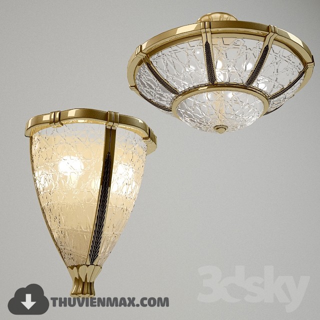 3DSKY MODELS – CEILING LIGHT 3D MODELS – 777 - thumbnail 1