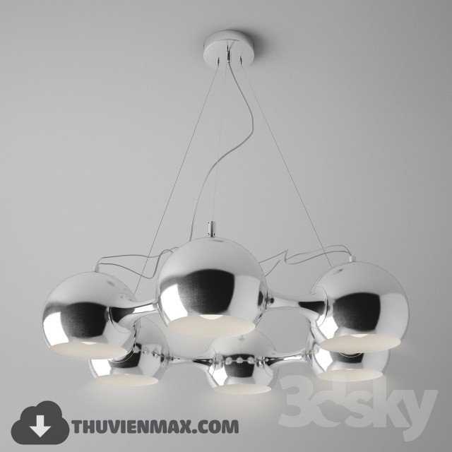 3DSKY MODELS – CEILING LIGHT 3D MODELS – 787 - thumbnail 1