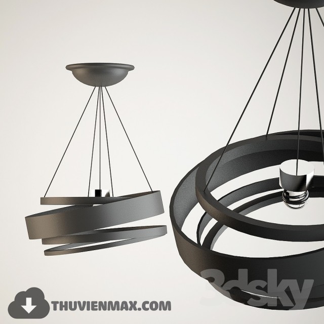 3DSKY MODELS – CEILING LIGHT 3D MODELS – 788 - thumbnail 1