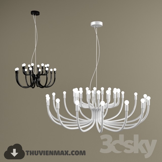 3DSKY MODELS – CEILING LIGHT 3D MODELS – 805 - thumbnail 1