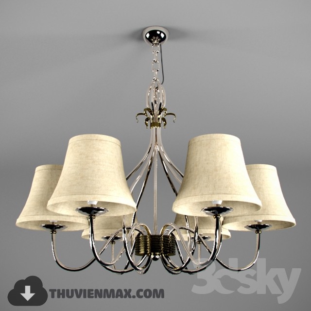 3DSKY MODELS – CEILING LIGHT 3D MODELS – 808 - thumbnail 1