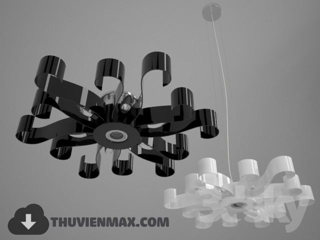 3DSKY MODELS – CEILING LIGHT 3D MODELS – 809 - thumbnail 1