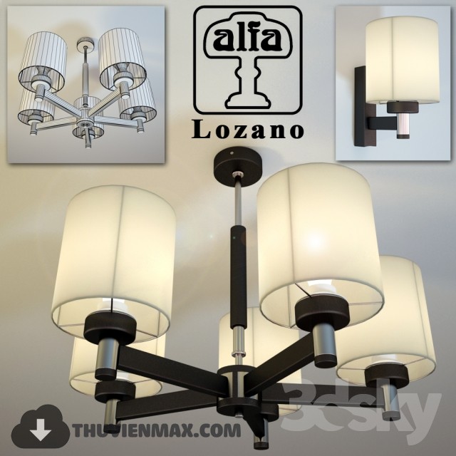 3DSKY MODELS – CEILING LIGHT 3D MODELS – 813 - thumbnail 1