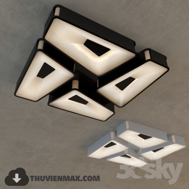 3DSKY MODELS – CEILING LIGHT 3D MODELS – 819 - thumbnail 1