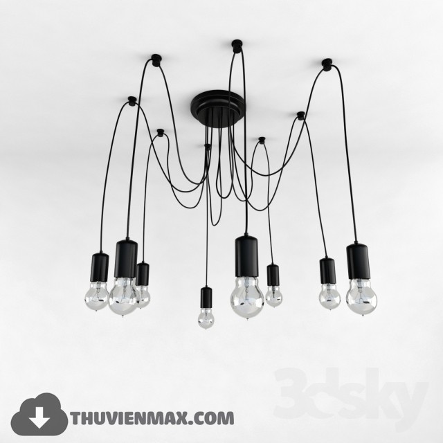 3DSKY MODELS – CEILING LIGHT 3D MODELS – 820 - thumbnail 1