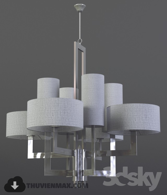 3DSKY MODELS – CEILING LIGHT 3D MODELS – 828 - thumbnail 1