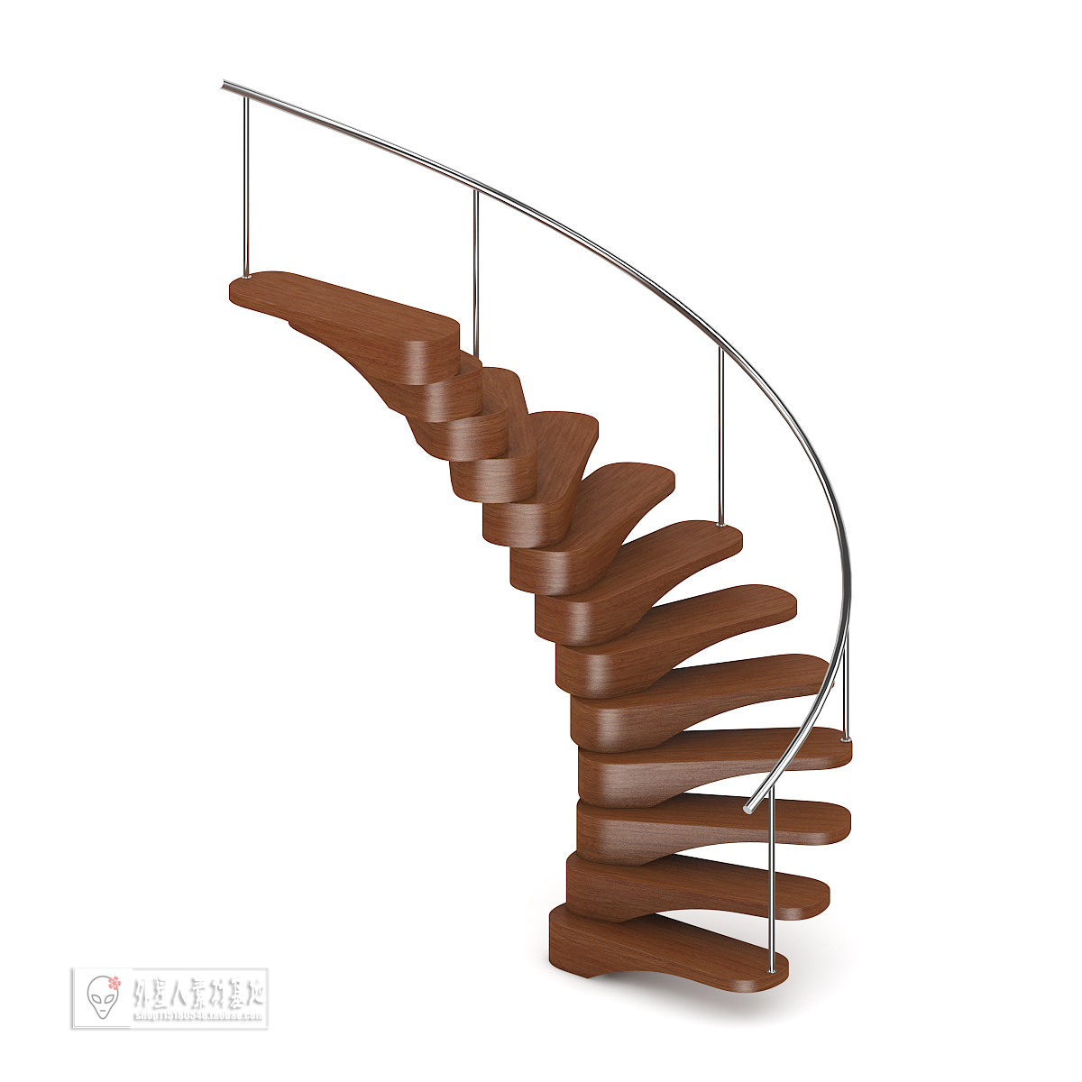 3DSKY PRO MODELS – STAIR 3D MODELS – 010 - thumbnail 1