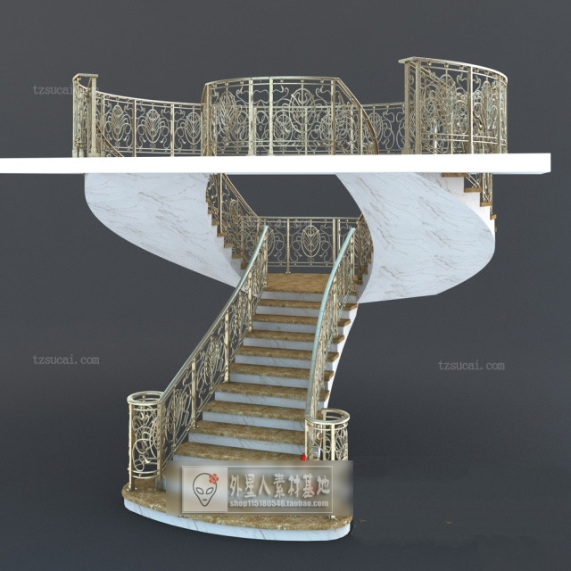 3DSKY PRO MODELS – STAIR 3D MODELS – 100 - thumbnail 1