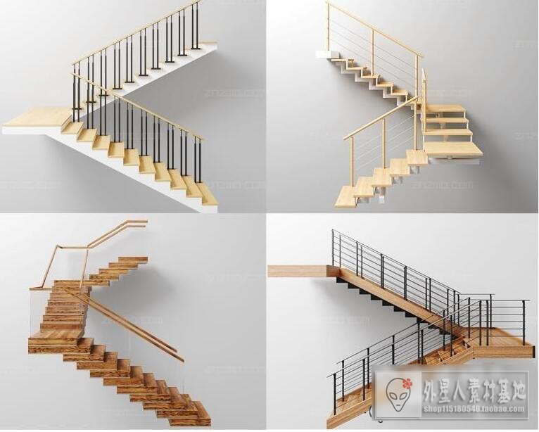 3DSKY PRO MODELS – STAIR 3D MODELS – 107 - thumbnail 1