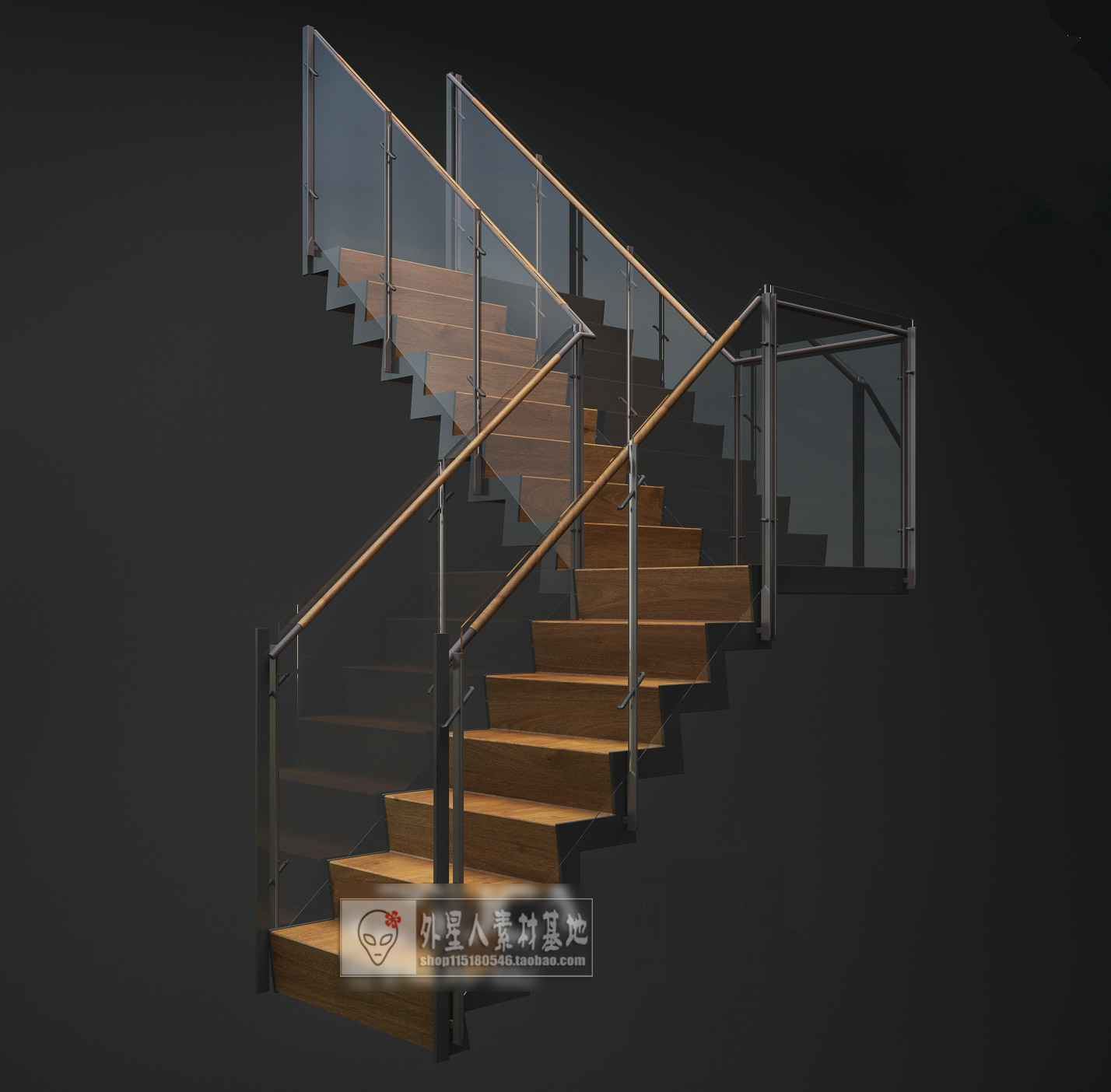 3DSKY PRO MODELS – STAIR 3D MODELS – 016 - thumbnail 1