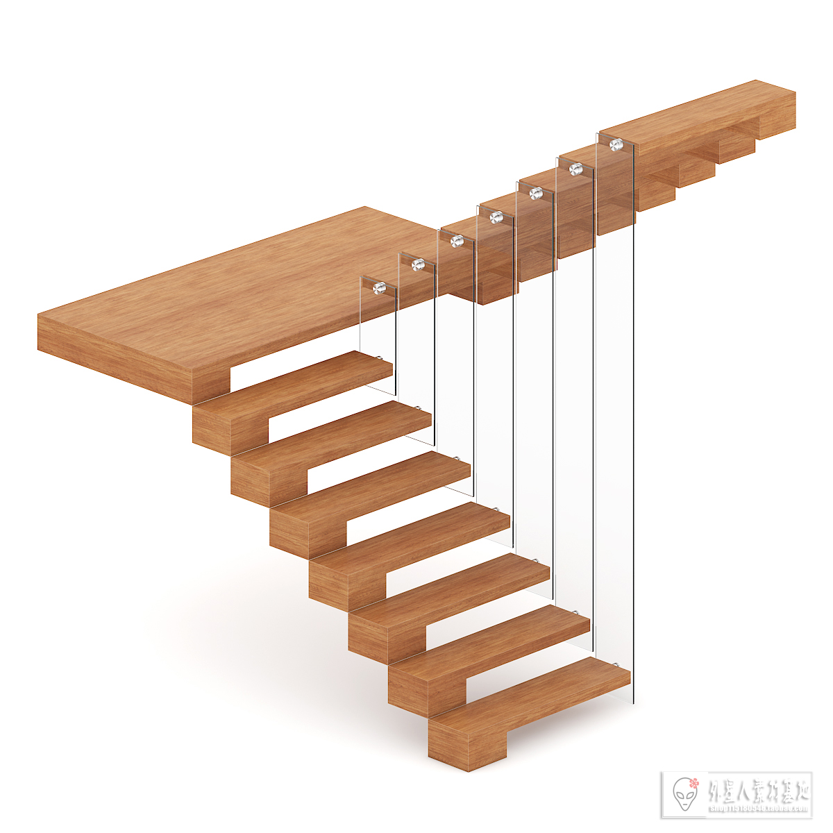 3DSKY PRO MODELS – STAIR 3D MODELS – 021 - thumbnail 1