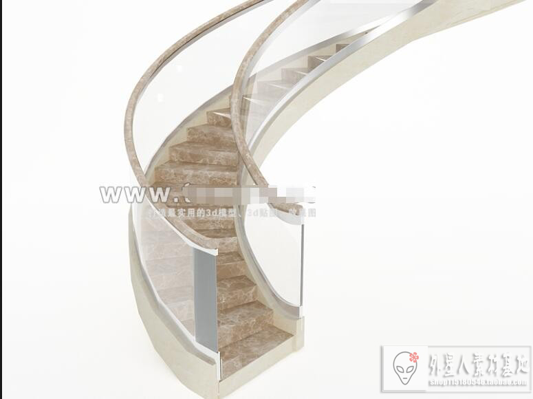 3DSKY PRO MODELS – STAIR 3D MODELS – 022 - thumbnail 1