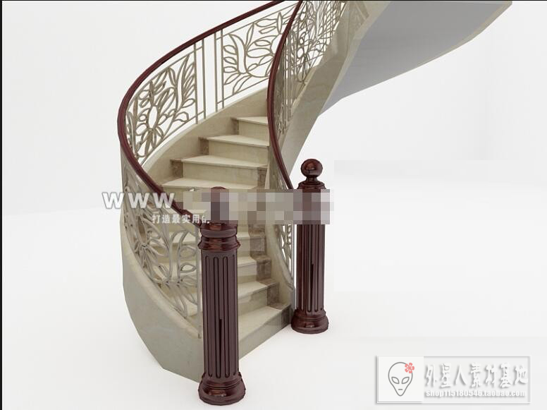 3DSKY PRO MODELS – STAIR 3D MODELS – 023 - thumbnail 1